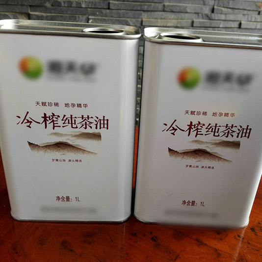 湖南山茶油鐵罐包裝設(shè)計(jì)