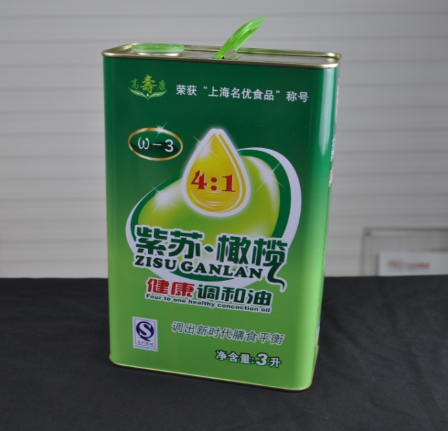 3L紫蘇橄欖油鐵桶定制